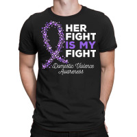 Her Fight Is My Fight   Domestic Violence Awareness Ribbon T Shirt T-shirt | Artistshot