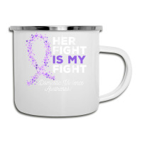 Her Fight Is My Fight   Domestic Violence Awareness Ribbon T Shirt Camper Cup | Artistshot