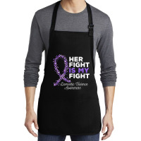 Her Fight Is My Fight   Domestic Violence Awareness Ribbon T Shirt Medium-length Apron | Artistshot