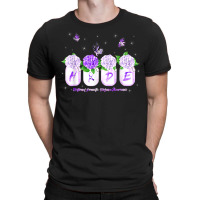 Hope Hydrangea Flower Butterfly Domestic Violence Awareness T Shirt T-shirt | Artistshot