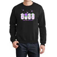 Hope Hydrangea Flower Butterfly Domestic Violence Awareness T Shirt Crewneck Sweatshirt | Artistshot