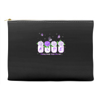 Hope Hydrangea Flower Butterfly Domestic Violence Awareness T Shirt Accessory Pouches | Artistshot