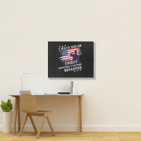 I Wear Red On Friday Remember Deployed American Flag Retro T Shirt Landscape Canvas Print | Artistshot