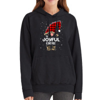 Joyful Gnome Buffalo Plaid Matching Family Christmas Pajama T Shirt Vintage Hoodie | Artistshot