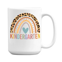 Kindergarten Rainbow Girls Boys Teacher Team Kinder Squad T Shirt 15 Oz Coffee Mug | Artistshot