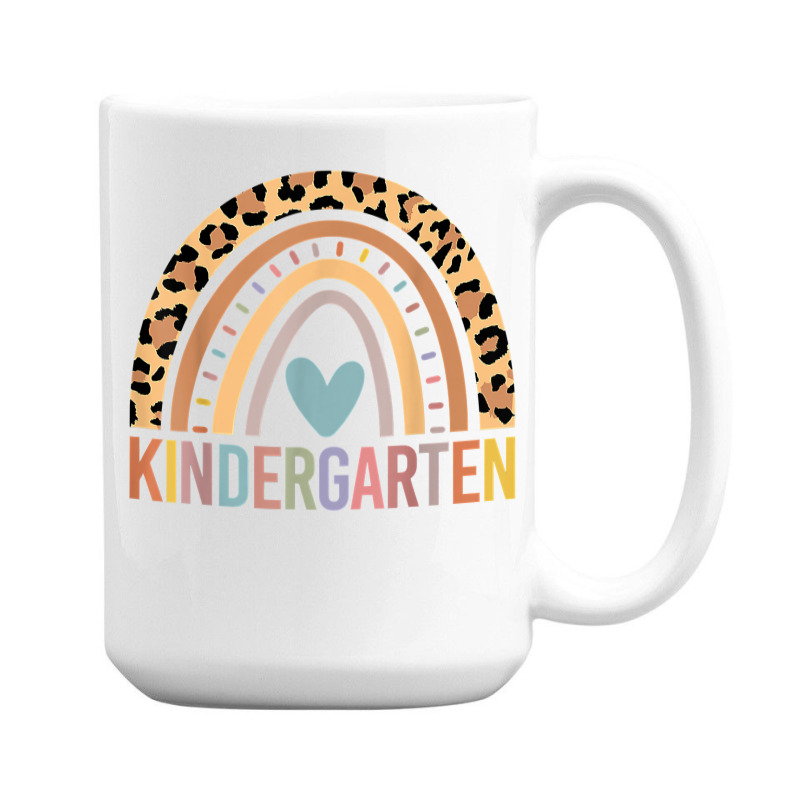 Kindergarten Rainbow Girls Boys Teacher Team Kinder Squad T Shirt 15 Oz Coffee Mug | Artistshot