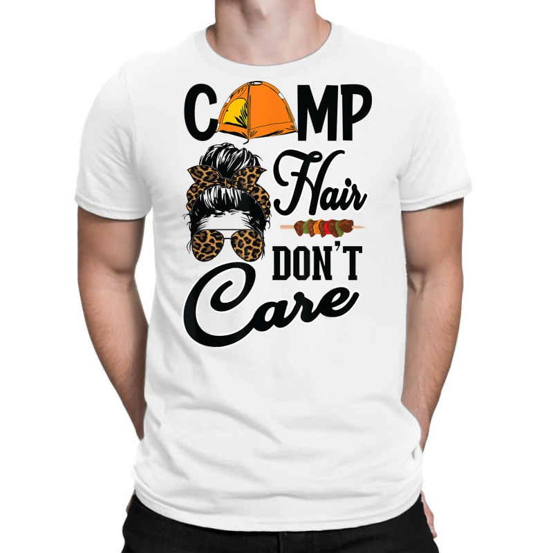 Ladies Camp Hair Don't Care Funny Outdoors Women Teen Girls T Shirt T-shirt | Artistshot