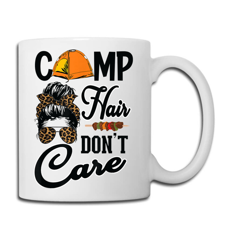 Ladies Camp Hair Don't Care Funny Outdoors Women Teen Girls T Shirt Coffee Mug | Artistshot