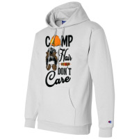 Ladies Camp Hair Don't Care Funny Outdoors Women Teen Girls T Shirt Champion Hoodie | Artistshot