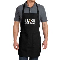 Mens I Like Crafts Beer Funny Clever Drinking And Hops Apparel T Shirt Full-length Apron | Artistshot