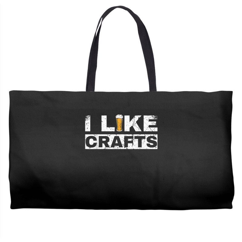 Mens I Like Crafts Beer Funny Clever Drinking And Hops Apparel T Shirt Weekender Totes | Artistshot