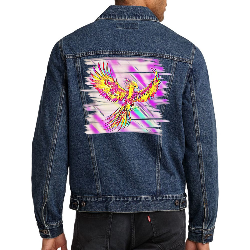 Phoenix From The Ashes Mythical Fire Bird Phoenix T Shirt Men Denim Jacket | Artistshot