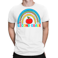 Rainbow Second Grade 2nd Grade Back To School Teacher Kids T Shirt T-shirt | Artistshot