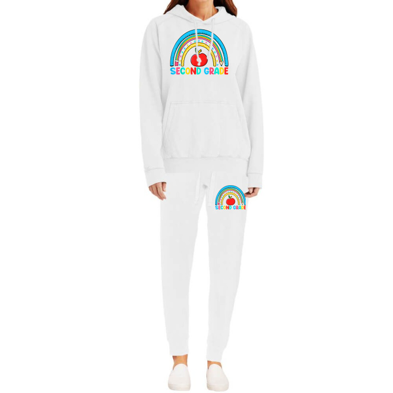 Rainbow Second Grade 2nd Grade Back To School Teacher Kids T Shirt Hoodie & Jogger Set | Artistshot