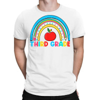 Rainbow Third Grade 3rd Grade Back To School Teacher Student T Shirt T-shirt | Artistshot