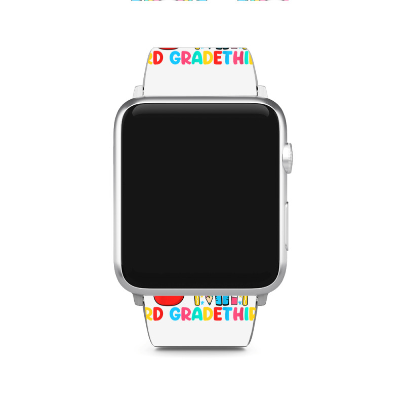 Rainbow Third Grade 3rd Grade Back To School Teacher Student T Shirt Apple Watch Band | Artistshot