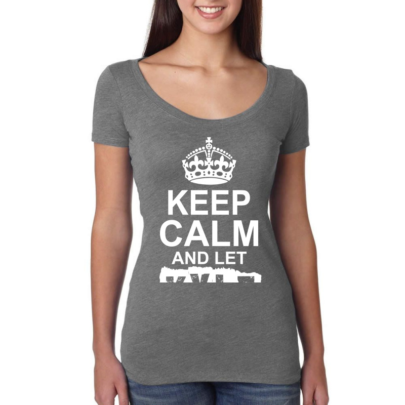 Keep Calm And Let Kyle Handle It Women's Triblend Scoop T-shirt by tshiart | Artistshot