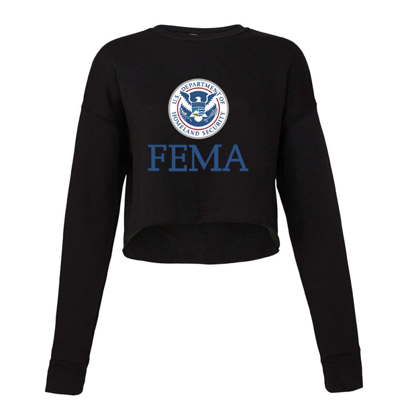 Federal Emergency Management Agency Fema Patch Bir Cropped Sweater by farisdi | Artistshot