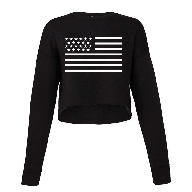 American Flag Cropped Sweater by SuryanaShop | Artistshot