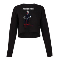 Saw Trike Play A Game Horror Bike Cropped Sweater | Artistshot