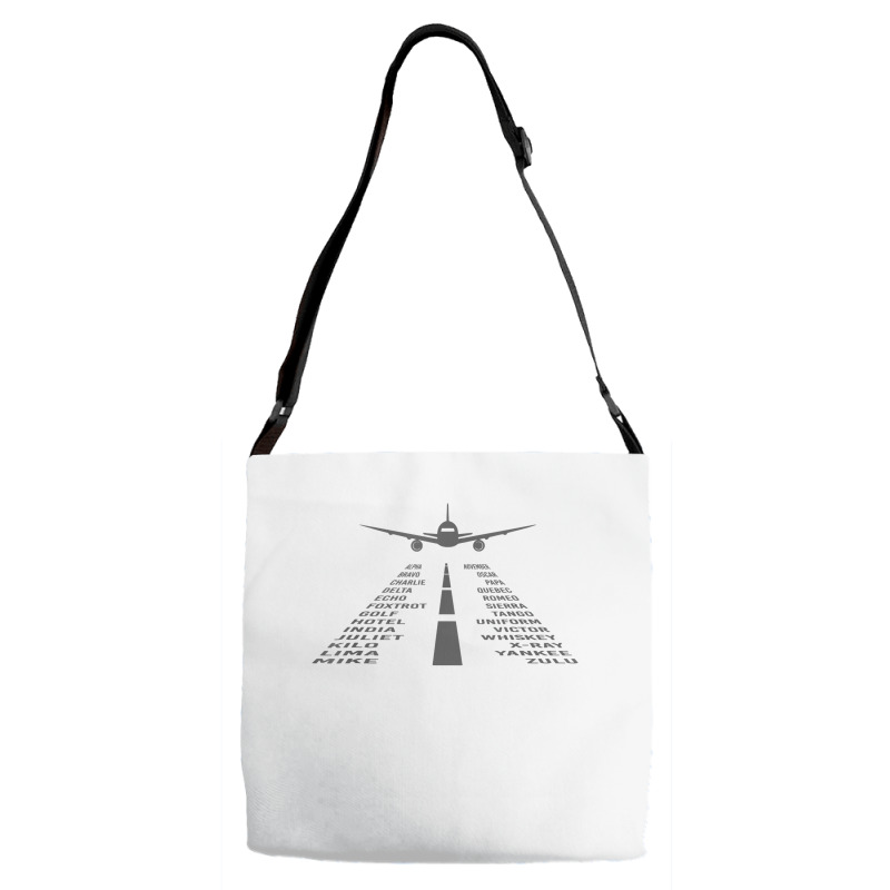 Phonetic Alphabet T Shirt  Pilot Airplane Shirt Adjustable Strap Totes | Artistshot