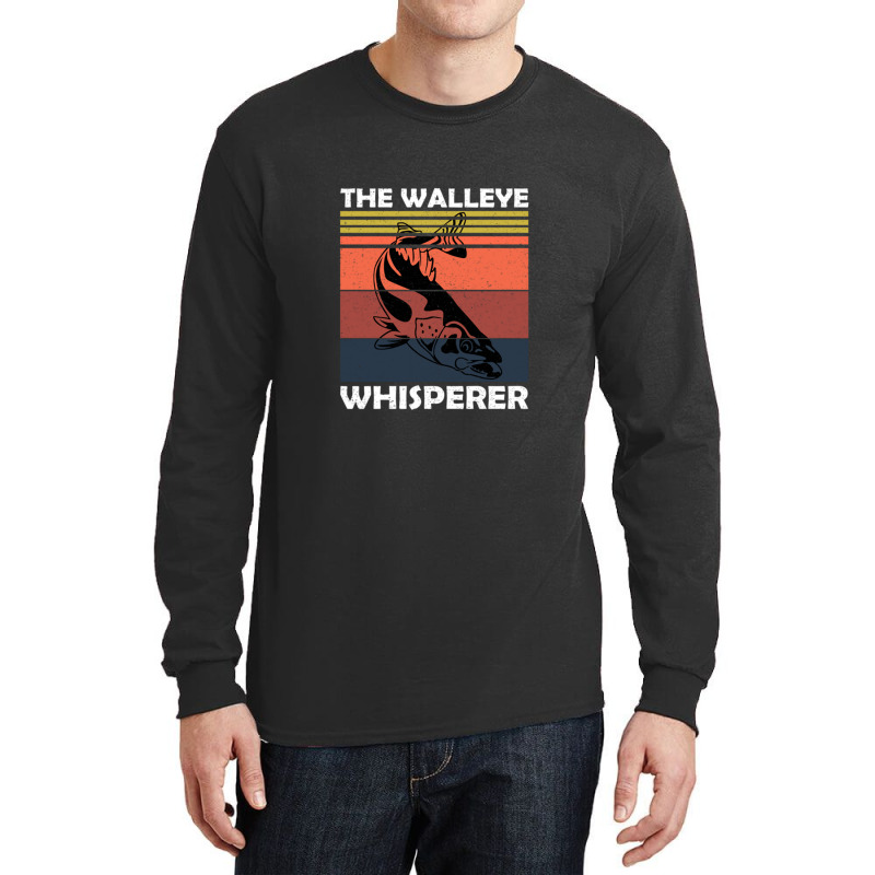 Vintage The Walleye Whisperer Long Sleeve Shirts by farisdi | Artistshot