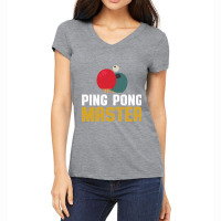 Funny Ping Pong Master Table Tennis Lovers Players T Shirt Women's V-neck T-shirt | Artistshot