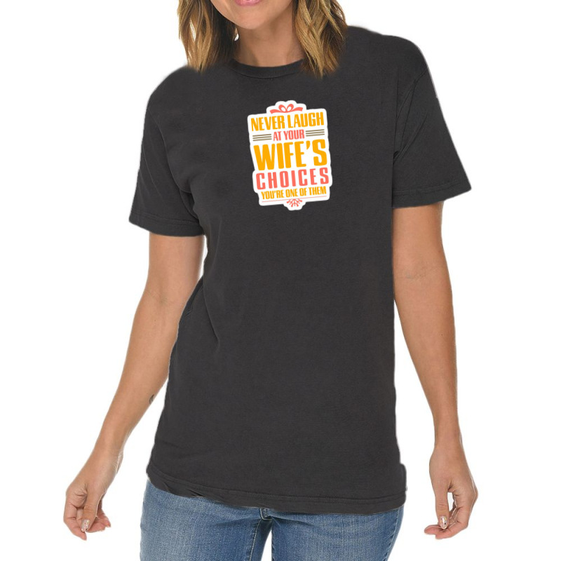 This Wife Is Already Taken By An Awesome Asshole Husband Shirt Funny V Vintage T-shirt | Artistshot