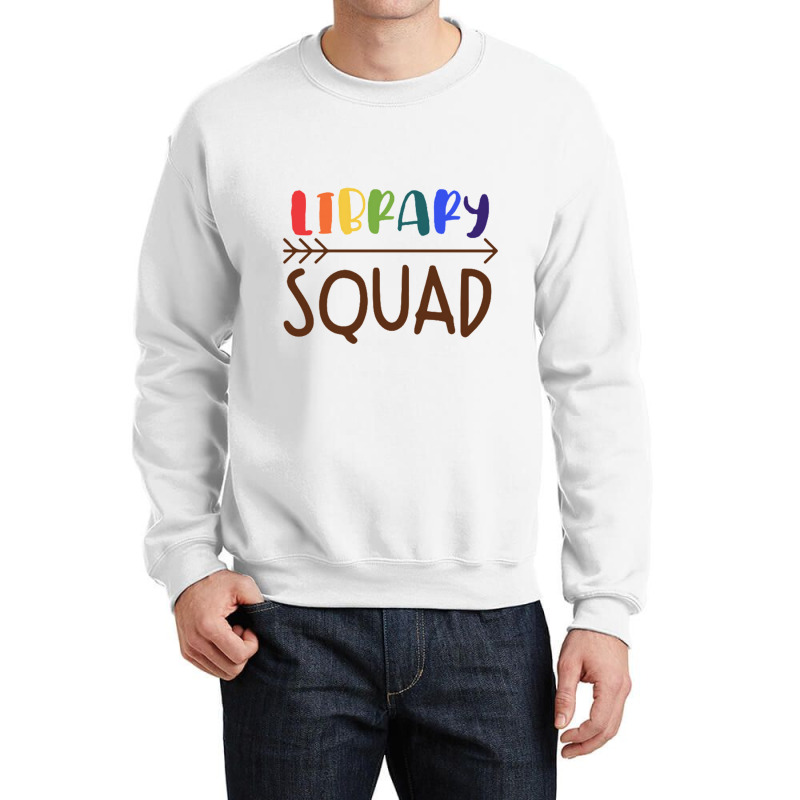 Library Squad For Light Crewneck Sweatshirt by ARpemie | Artistshot