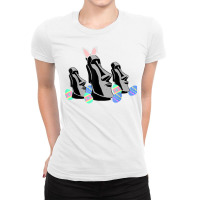 Easter Island Heads Bunny Ears Funny For Men Women T Shirt Ladies Fitted T-shirt | Artistshot