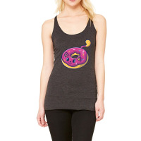 Cute Cat In A Doughnut Racerback Tank | Artistshot