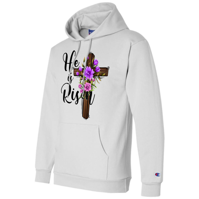 He Is Risen Matthew 28 6 Champion Hoodie | Artistshot