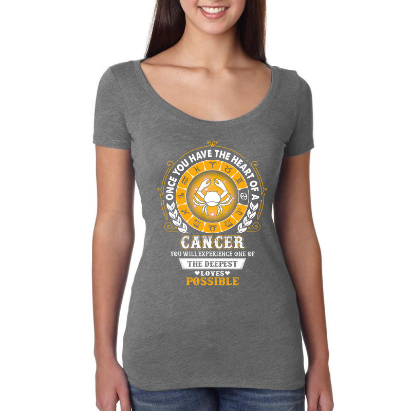 Cancer - Deepest Loves Possible Women's Triblend Scoop T-shirt by tshiart | Artistshot