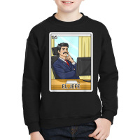 El Jefe Gift The Boss Card Mexican Lottery The Chief Card T Shirt Youth Sweatshirt | Artistshot