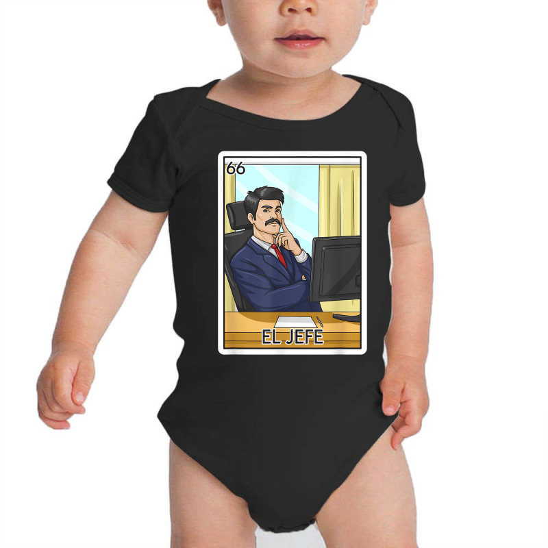 El Jefe Gift The Boss Card Mexican Lottery The Chief Card T Shirt Baby Bodysuit by franceskagilland | Artistshot