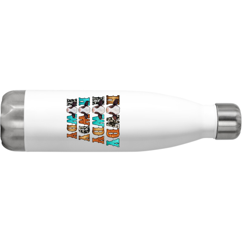 Howdy Baby Cow Stainless Steel Water Bottle | Artistshot