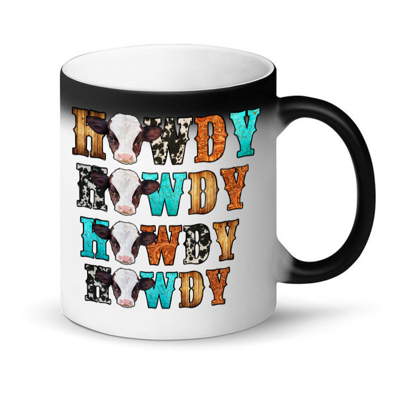 Howdy Baby Cow Magic Mug | Artistshot