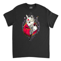 Pagan Occult Japan Flag Kawaii Anime Cat Samurai Pastel Goth T Shirt Classic T-shirt | Artistshot