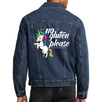 No Gluten Please Men Denim Jacket | Artistshot