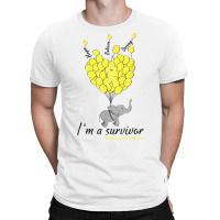 Elephant I'm A Survivor Heart Endometriosis Awareness Gift T Shirt T-shirt | Artistshot