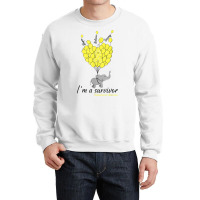 Elephant I'm A Survivor Heart Endometriosis Awareness Gift T Shirt Crewneck Sweatshirt | Artistshot