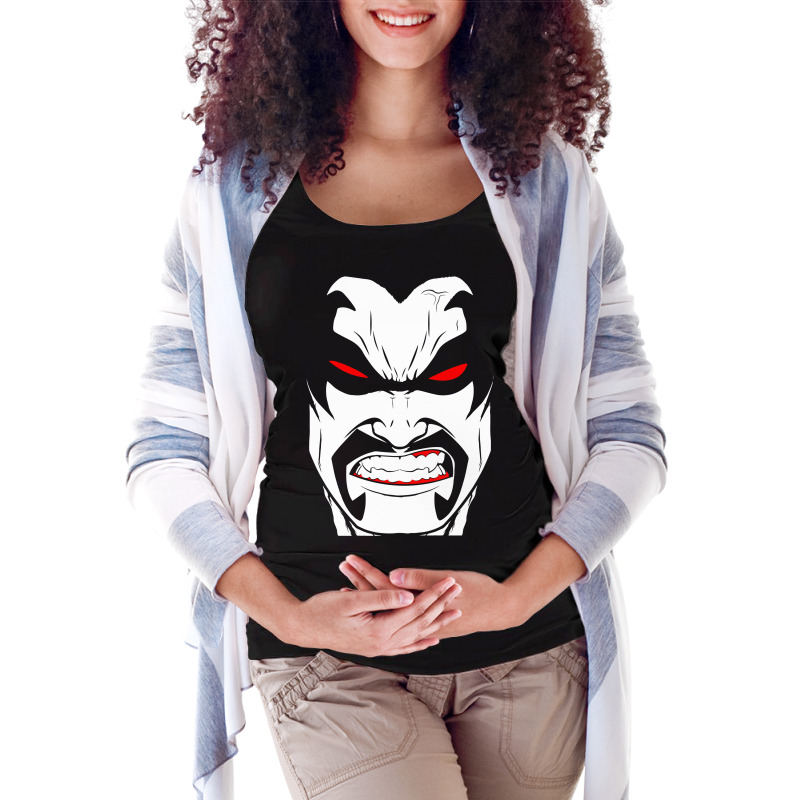 Custom Lobo Dc Comics Maternity Scoop Neck T-shirt By Nbobatiga