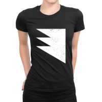 Geometric Triangles Overlay Shapes Geometry Art Distressed Ladies Fitted T-shirt | Artistshot