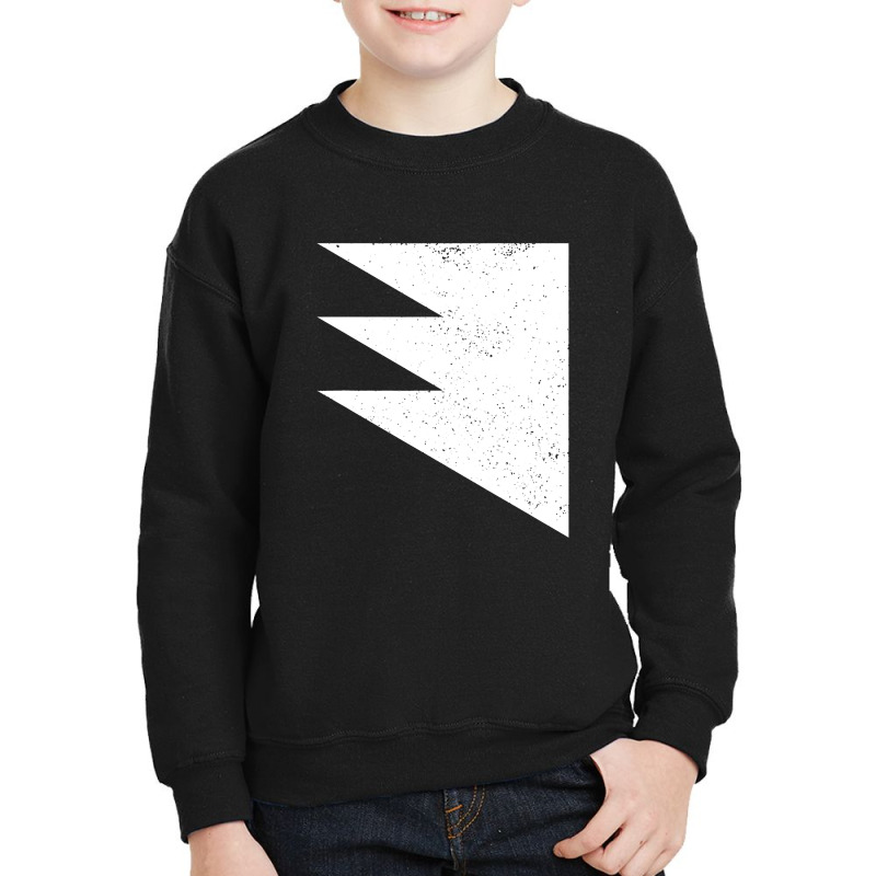 Geometric Triangles Overlay Shapes Geometry Art Distressed Youth Sweatshirt by jedarramai | Artistshot