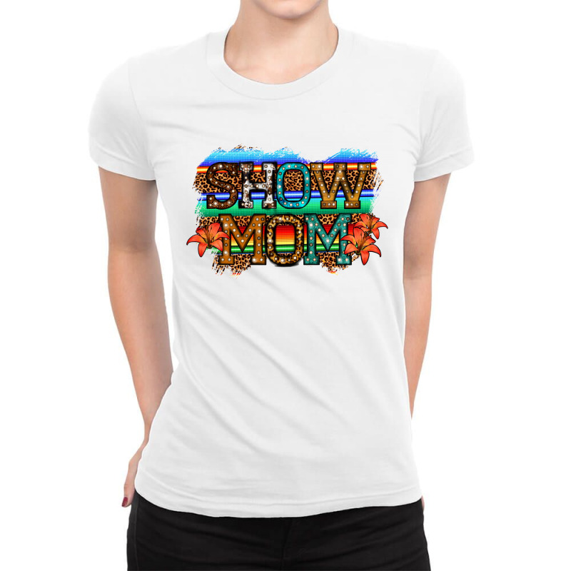 Show Mom Led Light Ladies Fitted T-Shirt by JahusDesignShop | Artistshot