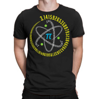 Atom Pi Math Science Stem Gift 3.14 Pi Day T Shirt T-shirt | Artistshot