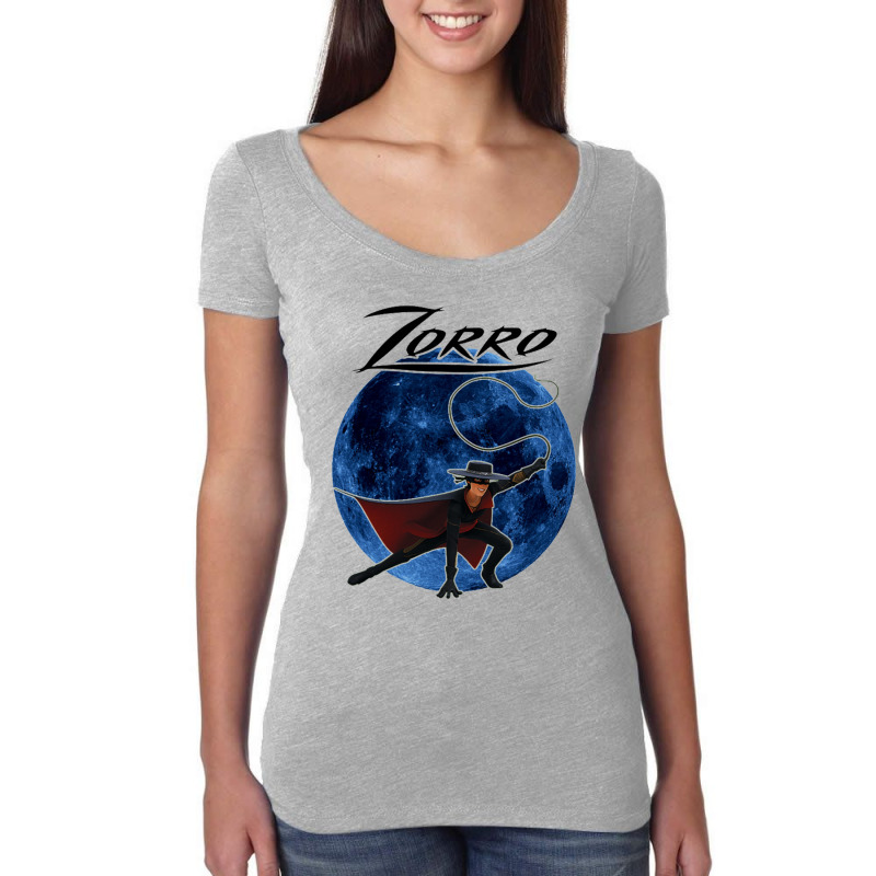 Zorro For Light Women's Triblend Scoop T-shirt by nbobatiga | Artistshot