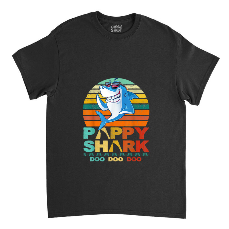 Pappy Shark Pappy Shark Lover Family Father's Day Classic T-shirt | Artistshot