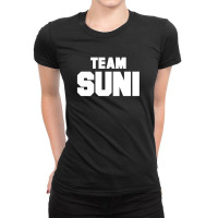 Team Suni - Black And White Ladies Fitted T-shirt | Artistshot