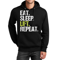 Eat Sleep Lift Repeat Weight Lifting Power Gym Workout Gift Tank Top Unisex Hoodie | Artistshot